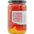 Trinidad Scorpion Moruga Red Chilis eingelegt -BIO-